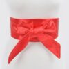 Wide Satin Kimono Wrap Belt – Smooth Finish