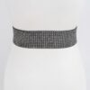 Plus Size Stretch Belt with Hot-Fix Accents