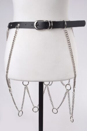 Chain Skirt Belt – Layered Cascading Chains