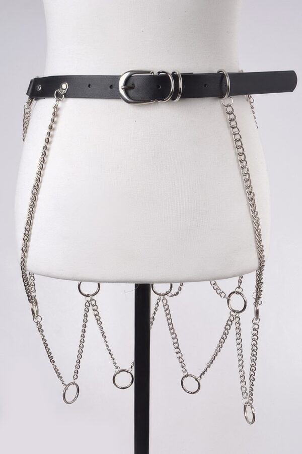 Chain Skirt Belt – Layered Cascading Chains