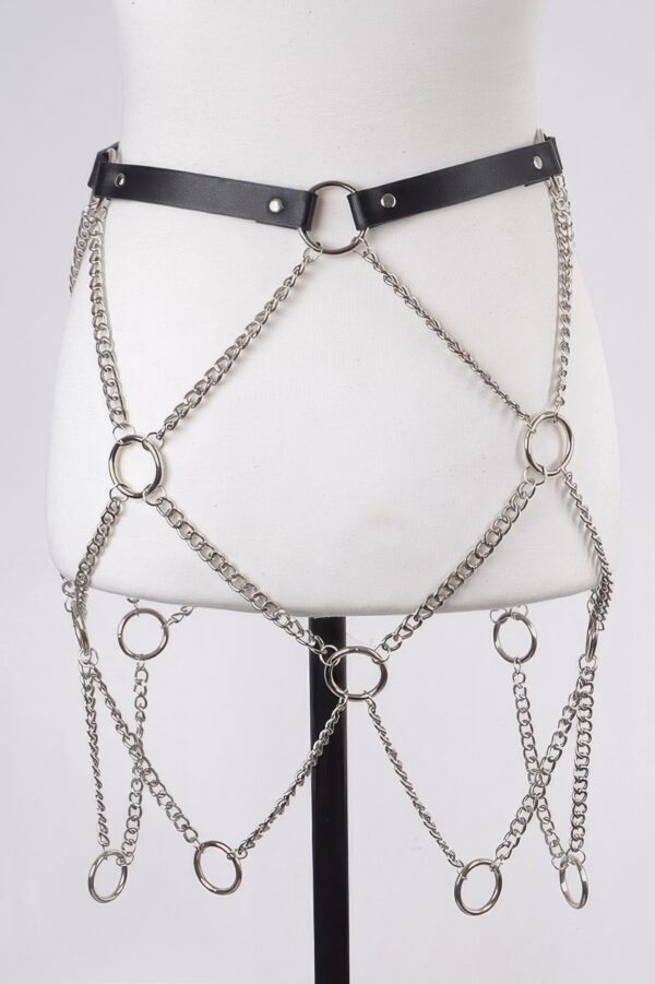 Chain Skirt Belt – Layered Cascading Chains
