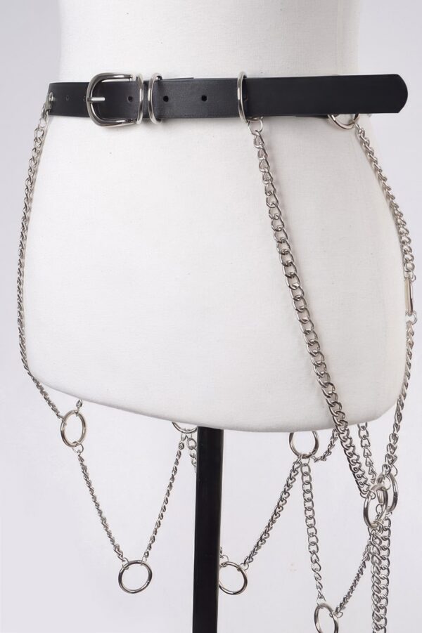Chain Skirt Belt – Layered Cascading Chains