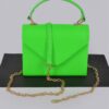 Boxy Clutch – Structured Polyurethane Evening Clutch