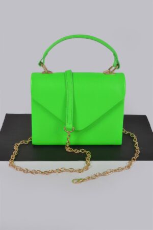 Boxy Clutch – Structured Polyurethane Evening Clutch