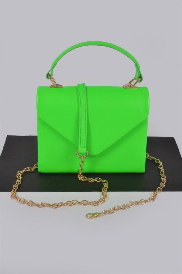 Boxy Clutch – Structured Polyurethane Evening Clutch
