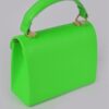Boxy Clutch – Structured Polyurethane Evening Clutch