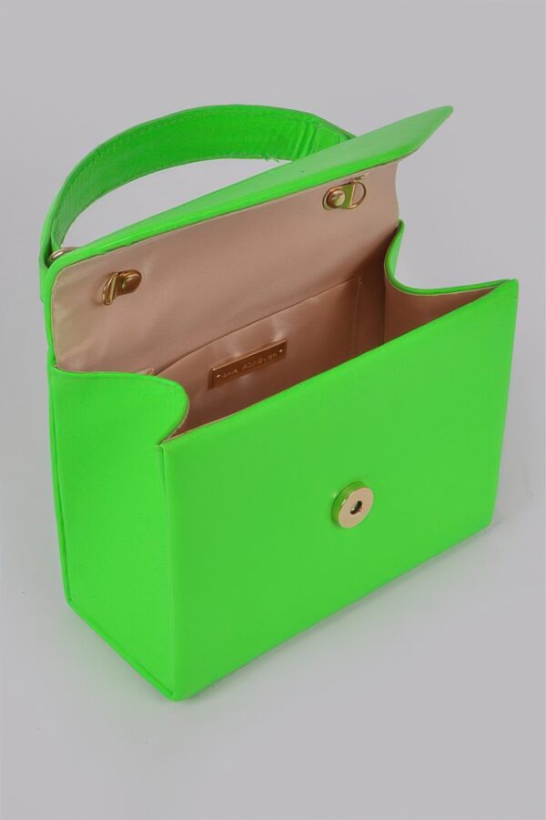 Boxy Clutch – Structured Polyurethane Evening Clutch