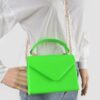 Boxy Clutch – Structured Polyurethane Evening Clutch