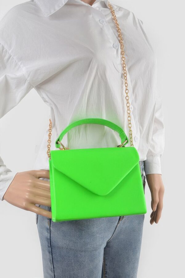 Boxy Clutch – Structured Polyurethane Evening Clutch