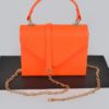 Boxy Clutch – Structured Polyurethane Evening Clutch