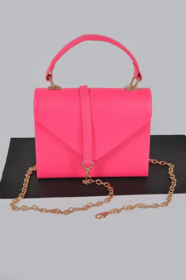 Boxy Clutch – Structured Polyurethane Evening Clutch