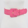 Faux Croc Waist Belt – Slim Embossed PU Finish