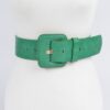 Faux Croc Waist Belt – Slim Embossed PU Finish