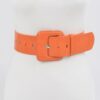 Faux Croc Waist Belt – Slim Embossed PU Finish
