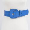 Faux Croc Waist Belt – Slim Embossed PU Finish