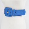 Faux Croc Waist Belt – Slim Embossed PU Finish
