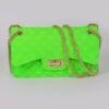 Jelly Quilted Clutch – Glossy Structured Shape