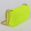 Jelly Quilted Clutch – Glossy Structured Shape