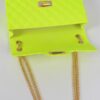Jelly Quilted Clutch – Glossy Structured Shape