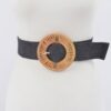 Bamboo Buckle Stretch Belt – Plus Size