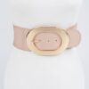 Stretch Waist Belt with Enamel Finish & Metal Buckle