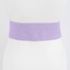 Stretch Waist Belt with Enamel Finish & Metal Buckle