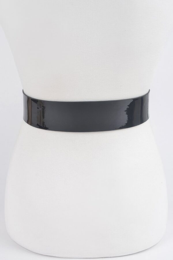 Enamel Metal Buckle Plus-Size Belt – 1.85 in Wide