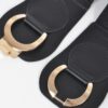 Faux Leather Wide Elastic Waist Belt – 4 Inch