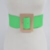 Material Buckle Belt – Elastic PU with Classic Buckle