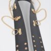 Waist Ring Belt with Metal Ring Accent