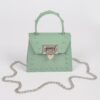 Jelly Mini Handle Bag – Glossy PVC Top Handle
