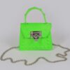 Jelly Mini Handle Bag – Glossy PVC Top Handle