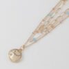 Layered Multi-Bead Necklace – Textured 14-inch