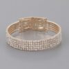 Crystal Block Bracelet – Geometric Crystal Design