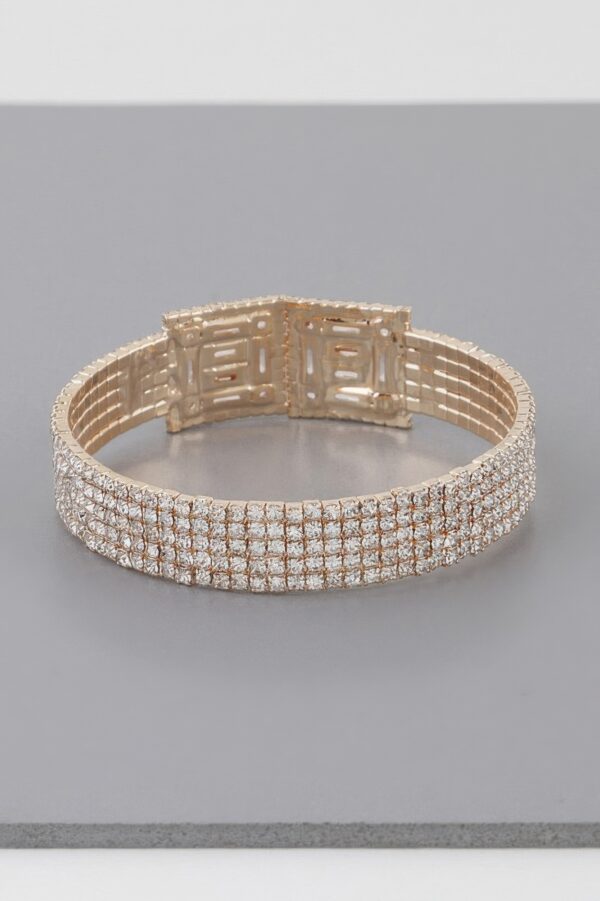Crystal Block Bracelet – Geometric Crystal Design