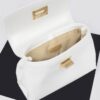 Faux Leather Flap Bag – Structured PU with Metal Accents