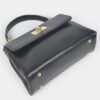 Faux Leather Flap Bag – Structured PU with Metal Accents