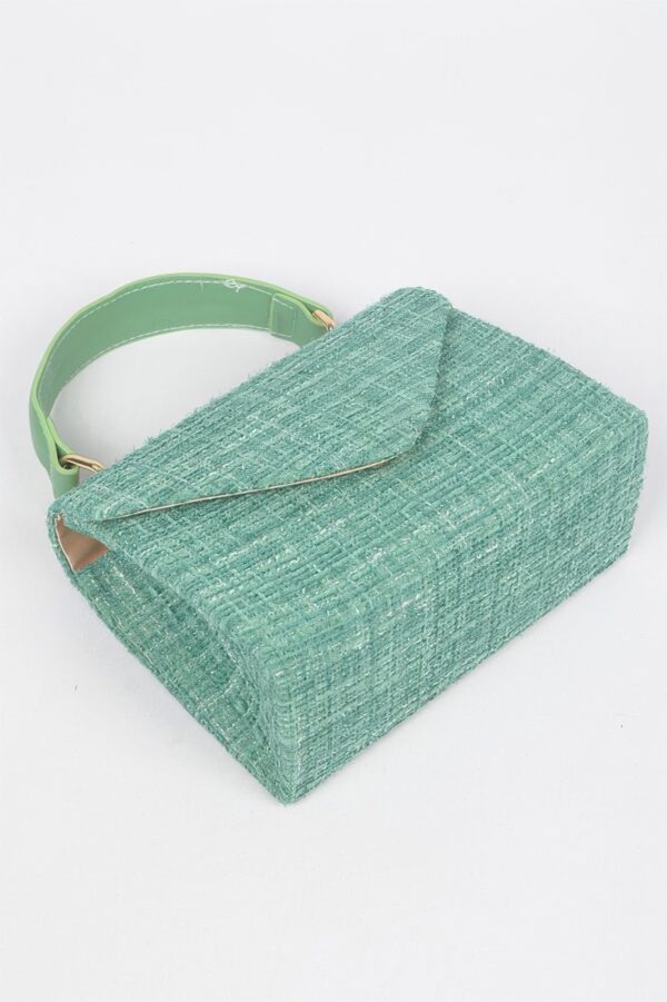 Tweed Top Handle Bag – Structured Silhouette