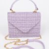 Tweed Top Handle Bag – Structured Silhouette
