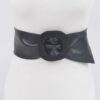 Wide Waist Belt – Structured PU Statement Belt