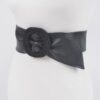 Wide Waist Belt – Structured PU Statement Belt