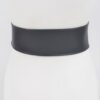 Wide Waist Belt – Structured PU Statement Belt