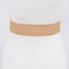 Square Buckle Stretch Belt – Elastic PU Blend