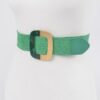 Square Metal-Buckle Stretch Belt – Elastic