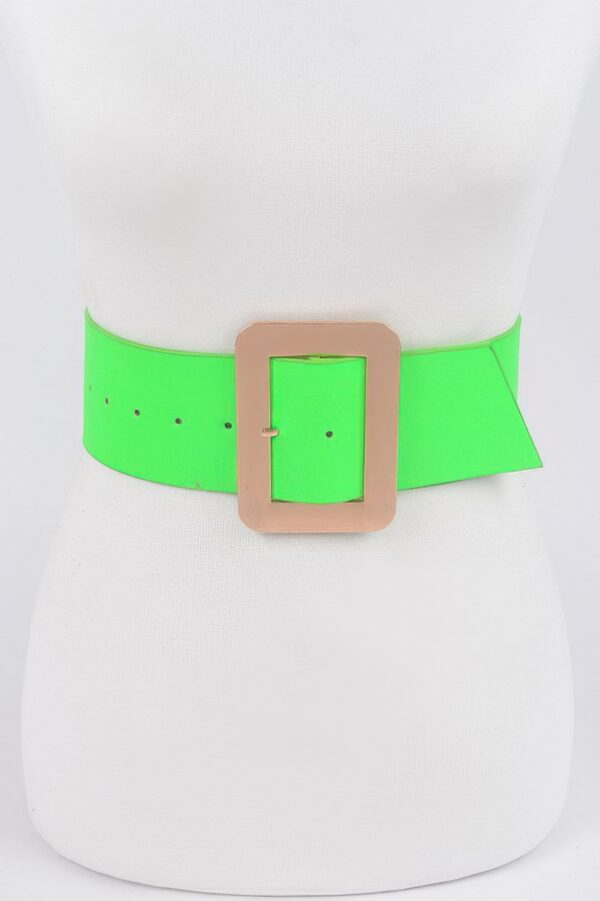 Neon Waist Belt – 2.5-inch Structured Accent
