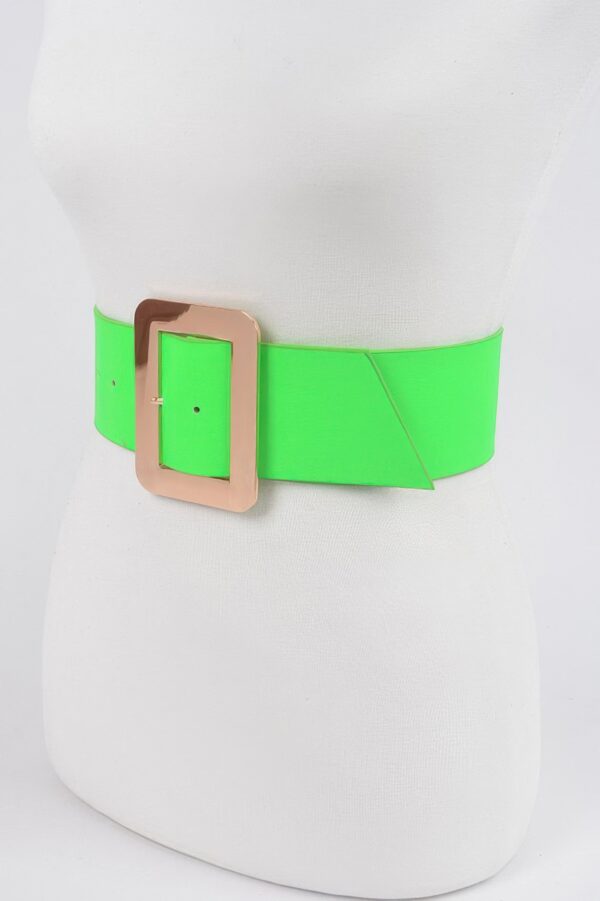 Neon Waist Belt – 2.5-inch Structured Accent