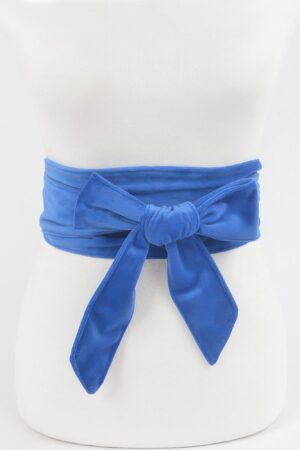 Velvet Kimono Wrap Belt – Long Sash