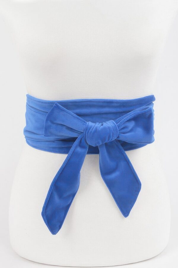Velvet Kimono Wrap Belt – Long Sash