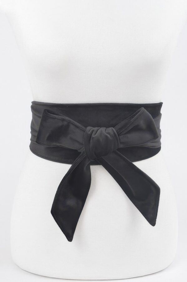 Velvet Kimono Wrap Belt – Long Sash