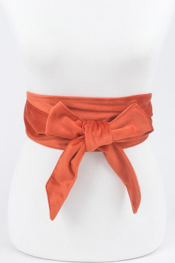 Velvet Kimono Wrap Belt – Long Sash